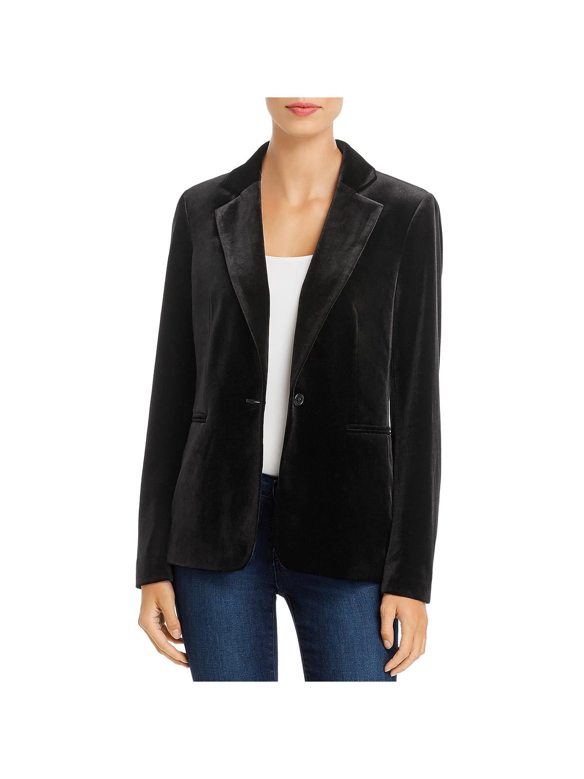 Calvin Klein Womens Velvet One-Button 
