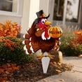 thumbnail image 7 of Thanksgiving Turkey Yard Decor, Fall Garden Stakes with Pumpkins, Weatherproof Turkey Outdoor Decorations for Home, Thanksgiving Holiday Garden Accessories, 7 of 7