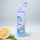 thumbnail image 2 of Con pajita 800 ml botella para al aire libre botella con tapa abatible un toque [LY-213 Astronaut] (Azul), 2 of 9