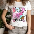 thumbnail image 3 of Baseball Mama Graphic Premium T-Shirt – Cute Colorful Sports Design Tee for Women, Aqua, M, 3 of 6