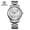 white, variant on Business Light Luxury Fully Automatic Mechanical Movement Watch Sapphire Mirror Stainless Steel Waterproof Men Mechanical Watch