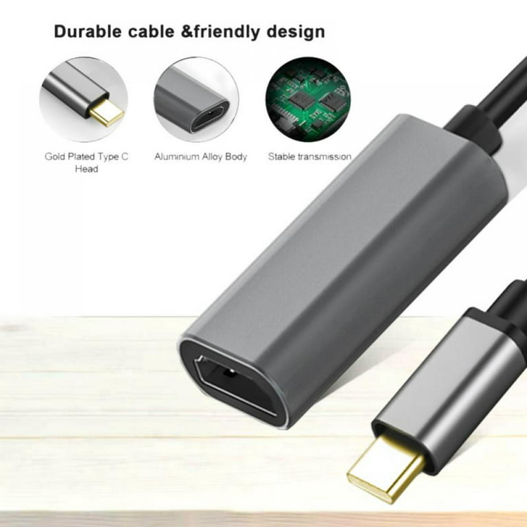 Cabling - CABLING®Adaptateur USB C vers HDMI 4K Adaptateur Thunderbolt 3  vers HDMI Compatible pour surface Book 2, Dell XPS 13/15 Samsung Galaxy  S10/S9 noir - Convertisseur Audio et Vidéo - Rue du Commerce