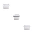 thumbnail image 3 of maskred 1/2/3 PP Drain Sealed Crisper Fruit Fresh Containers Case Food Fruit Fresh Fridge Storage Box Kitchen Supplies grey 3PCS, 3 of 6