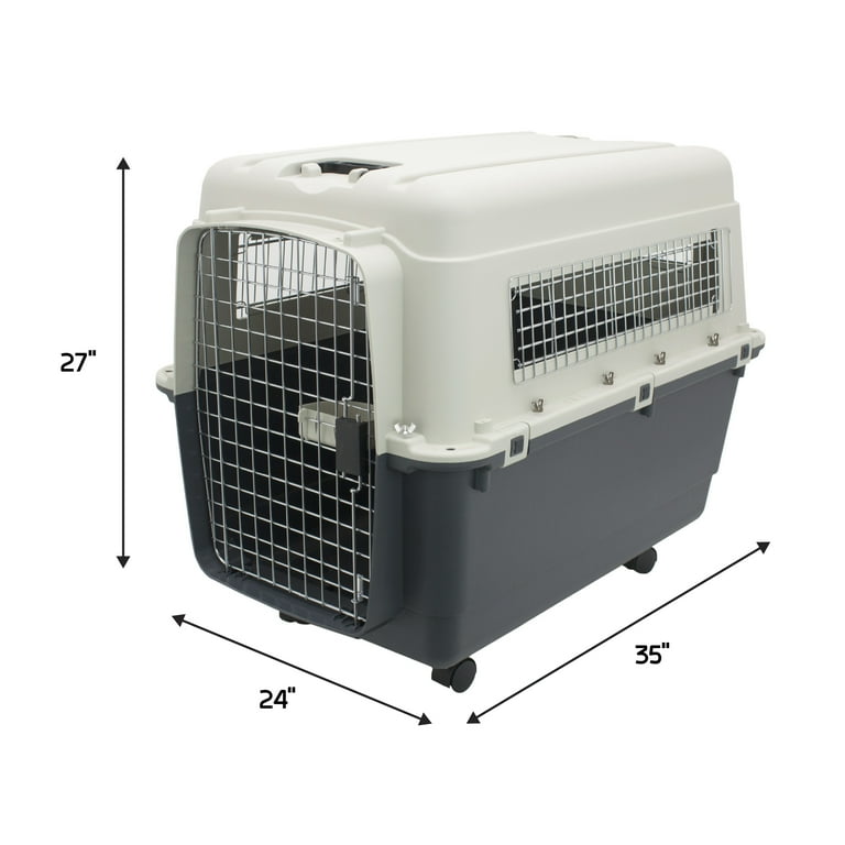 SportPet Designs Airline Approved Plastic Dog Kennel with Wheels - Main Image
