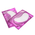 thumbnail image 2 of 10 pares de extensiones de pestañas, parches de Gel para pestañas, Gel sin pelusa, parches para ojos Abanopi Morado, 2 of 7