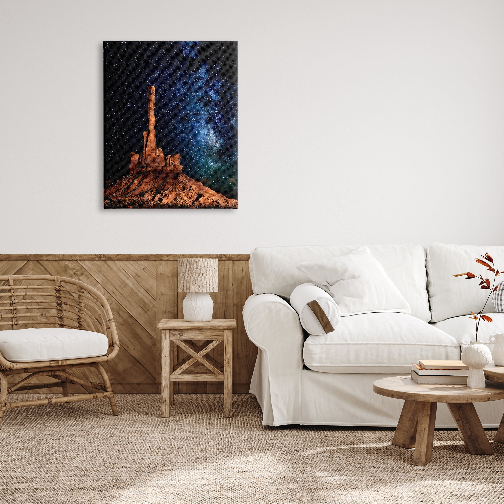 Stupell Industries Nebula & Desert Buttes Fairy Tales & Fantasy Photography Gallery Wrapped Canvas Print Wall Art, 30 x 40