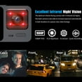 thumbnail image 4 of Super Night Vision Dash Cam Front and Rear, 1080P FHD DVR Car Dashboard Camera DashCam with G-Sensor, Parking Monitor, Motion Detection, 4 of 8