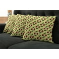 thumbnail image 5 of Ambesonne Fruit Throw Pillow Cover 4 Pack, Summer Season Fruits, 16", Multicolor, 5 of 5