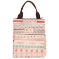 thumbnail image 1 of Fiambrera portátil para picnics y almacenamiento de alimentos, bolsa térmica con diseño floral, 1 of 2