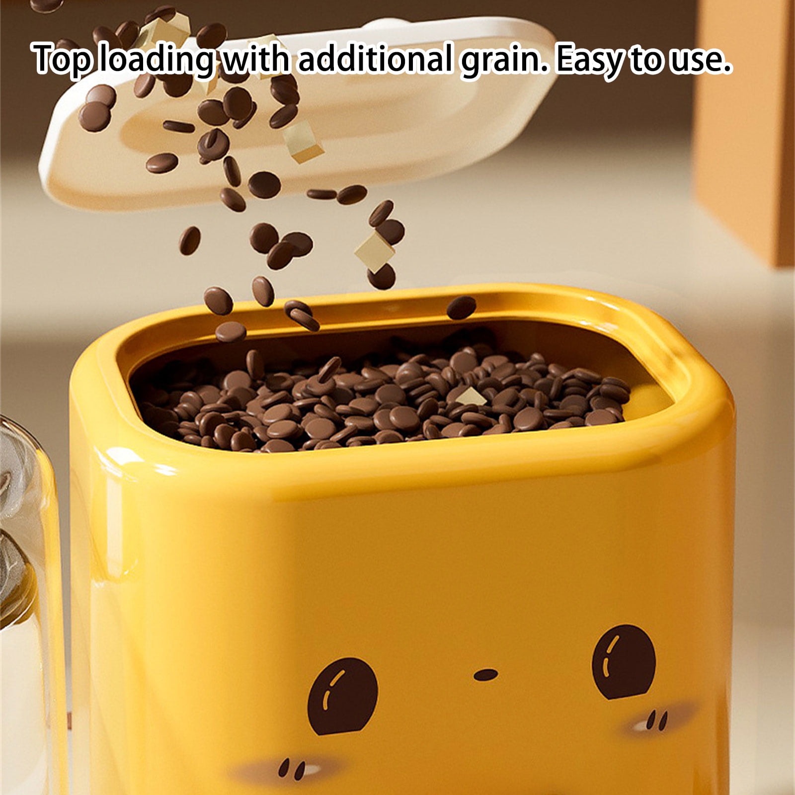Double Design Automatic Cats Feeders Water Dispenser For Timed Feeding Spill Resistant Bowls Grade