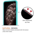 thumbnail image 4 of Cute Protective Phone Cover Case For Apple iPhone 11 Pro Case with [Tempered Glass Screen Protector] Girls Women Dual Layer Heavy Duty -Glitter Teal, 4 of 7