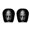 Black23 2PC, variant on 2PCS Halloween Spooky Ghost Scary Headrest Covers for Cars, 2026 Funny Elastic Scary Face Auto Seat Headrest Protector for Vehicle Summerween Party Halloween Decorations, 11.02" x 10.24"