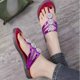 thumbnail image 5 of WILLBEST Sandalias Deportivas Zapatillas De Mujer Para Uso Diario Y Al Aire Libre Diseño De Tira Para La Punta Para Conjuntos De Playa Sandalias Planas Cómodas Calzado Ideal Para El Verano, 5 of 6