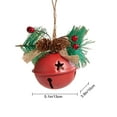 thumbnail image 6 of OIUR 1/4Pcs Christmas Bells Easy Installation Lanyard Design Pine Cone Shape Xmas Bells Doors Windows Tree Decor, 6 of 7