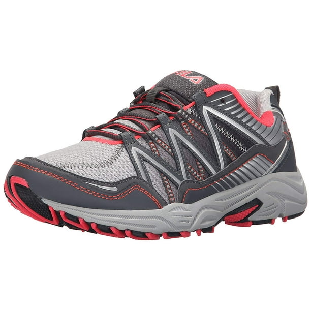FILA Women's Trail Running Shoes Mesh Sneakers Headway 6 Grey Pink
