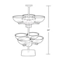 thumbnail image 2 of Quad Arm Bowl Tower 14" Diameter Plastic Bowls (8 Bowls), 2 of 6