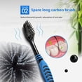 thumbnail image 4 of Premium Bamboo Charcoal Toothbrush Biodegradable Organic Free Soft Bristle, 4 of 8