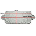 thumbnail image 5 of Car Windscreen Cover Heat Sun Shade Anti Winter Snow Frost Ice Windscreen Protector Shield Dust Protector, 5 of 6