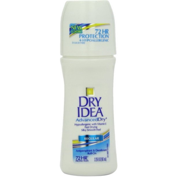 Dry Idea Advanced Dry Roll On Antiperspirant & Deodorant, Regular, 3.25