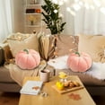 thumbnail image 2 of 13.8" Halloween Pumpkin Floor Pillow - Oversized Plush Throw Cushion for Kids, Girls & Home Decor, Cute Pumpkin-Shaped Seating Pad & Decorative Accent, 2 of 8