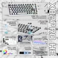 thumbnail image 2 of Teclado para juegos ATTACK SHARK X82PRO HE 75% Wireless RGB, 2 of 8