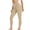 Khaki, variant on Staron Women's High Waisted Yoga Leggings Cross Waist Workout Pants Casual Comfy Stretchy Exercise Capris, Khaki S