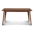 thumbnail image 4 of Pemberly Row Contemporary Solid Wood Table and 4 Chairs in Brown, 4 of 14