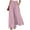 Purple, variant on Women's Autumn Casual Fashion Elastic Waistband Wide Leg High Waist Long Skirt Pants for Outdoor Wear and Style,Army Green,L