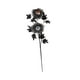 thumbnail image 4 of Decoración de Halloween con hojas de arce artificiales, adornos de ramas, flores espeluznantes, rosas negras falsas para decoración del hogar y, 4 of 8