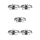 thumbnail image 3 of Conjunto de regalo de accesorios de hip hop Billuyoard diente dorado grande de mascarada de terror falso de Halloween Type4 NO4, 3 of 4