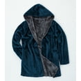 thumbnail image 4 of Safus Wearable Blanket Hoodie in Thick Fleece Jacket with Pocket - Blue - Small/Medium Size - for Women and Men, Warm and Cozy, 4 of 7