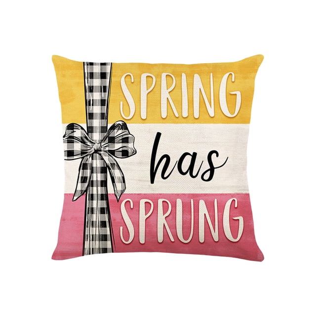 Cubiertas de Almohada Decorativas de Primavera Impresa Funda de Almohada, Decoración Floral, Cubierta Del Cojín Del Sofá, Cubierta Del Cojín Del Hogar