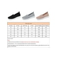 thumbnail image 2 of Frontwalk Women Casual Shoes Knit Upper Trainers Mesh Walking Shoe Sports Breathable Loafers Womens Slip On Flats Pink 6, 2 of 5