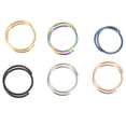 thumbnail image 3 of Frcolor Nose Ring Hoop Rings Double Hoops Jewelry Body Ear Clips Spiral Earrings Jewel Nostril Screw Studs Fake Steel, 3 of 7
