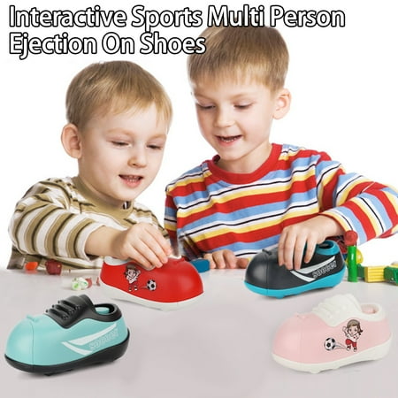 

HYDa 1Set Football Shoes Toy Luminous Interactive Sports Cute Entertainment Inertial Competition Football Shoes Baby Toy for Child
