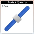 thumbnail image 3 of Uxcell 2pcs Magnetic Pin Holder Wristband Wrist Sewing Pincushion Silicone Strap Bracelet for Sewing Quilting Hair Clips, Blue, 3 of 6
