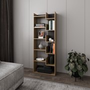 Magnolia Bookcase, Office, Macadamia / Black