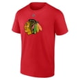 thumbnail image 2 of Men's Fanatics Connor Bedard Red Chicago Blackhawks Authentic Stack Name & Number T-Shirt, 2 of 3