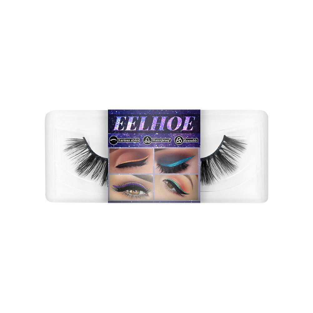 TureClos Reusable Eyeliner and Eyelash Stickers Color Waterproof