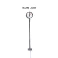thumbnail image 4 of Injueey Material de lámparas de reloj de ferrocarril, poste de luz en miniatura, poste ligero de tren, luces de calle, juguetes de decoración Artesanía Tipo10, 4 of 6
