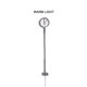 thumbnail image 4 of Inteprter Lámparas de reloj de plataforma, poste de luz en miniatura, estación de tren, diseño de edificio, poste de luces de calle, Artesanía Tipo10, 4 of 6