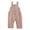 Khaki, variant on AUNVITO Children's Solid Color Shoulder Strap Pants Pocket Jumpsuit Full Length Pants Overalls