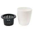 thumbnail image 3 of LEFU for Self-Watering Flower Pot Plastic Imitation Porcelain Planter Indoor Outdoor Garden Container with Inner Pot and Cotton Rope for Plant Care (Multiple Sizes Available), 3 of 10
