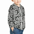 thumbnail image 2 of Kids Zip Up Hoodie for Boys Girls Toddler - Cute Funny Husky Gray Lightweight Long Sleeve 2T Boys Girl Clothes, Sun Protection Windproof Jackets Hoodie Sweatshirt, 2 of 7