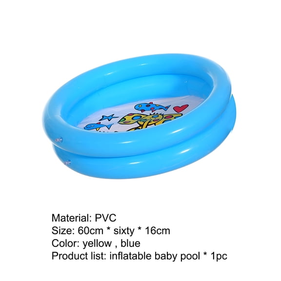 BESTSKY Inflatable Pool Thicken Blow Up PVC Round Swimming Pool for Kids Baby Toddler