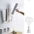thumbnail image 2 of Paper Roll Holder Bathroom Towel Paper Tissue Wall Mounted Hanger Organizer Rack Self-adhesive, 2 of 7