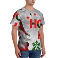 thumbnail image 5 of Rocae Cute Santa for Men's Moisture-Wicking Crew Tee - T-Shirt for Sports, Outdoor Activities, and Casual WearX-Large, 5 of 9