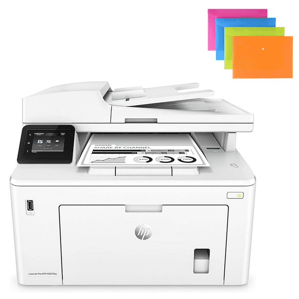 H P Laserjet Pro M227fdw Monochrome All In One Wireless Laser Printer Print Scan Copy Fax 30 9327