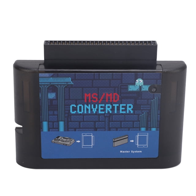 MS to MD Game Card Converter, Multi Platform Video Game Adapter for Retron5, for Retron3, for Retron2 Mega Drive , with Premium ABS Material for Enhanced Durability