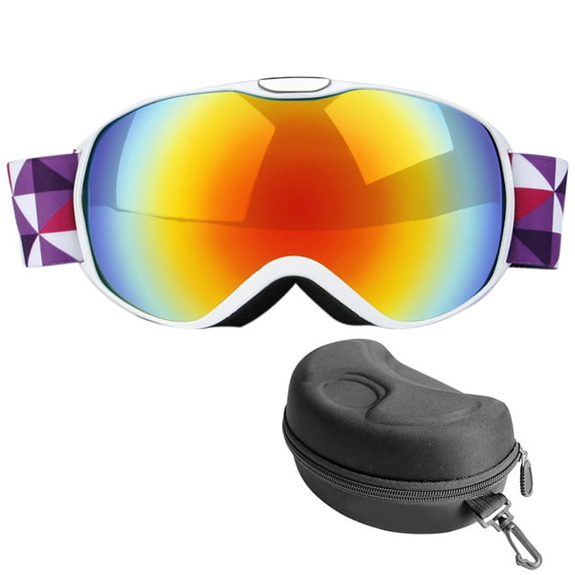 Bangcool Ski Goggles Creative Snowboard Goggles Snow Goggles for Kids with Storage Case